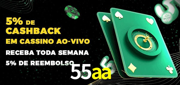 Promoções do cassino ao Vivo 55aa